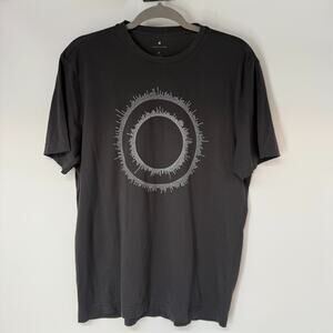 Apple Shirt Mens M Black Short Sleeve Graphic Our Soul Is Our People Pop Culture